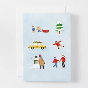 Winter Fun Greeting Card