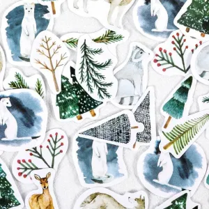 Winter Stickers 45 Pcs