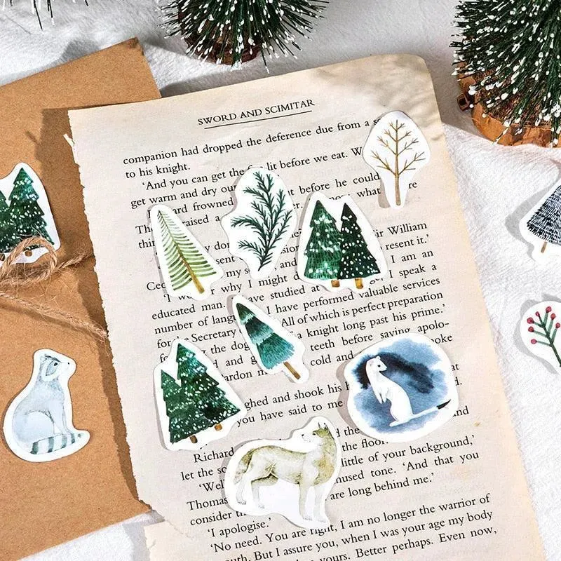 Winter Stickers 45 Pcs