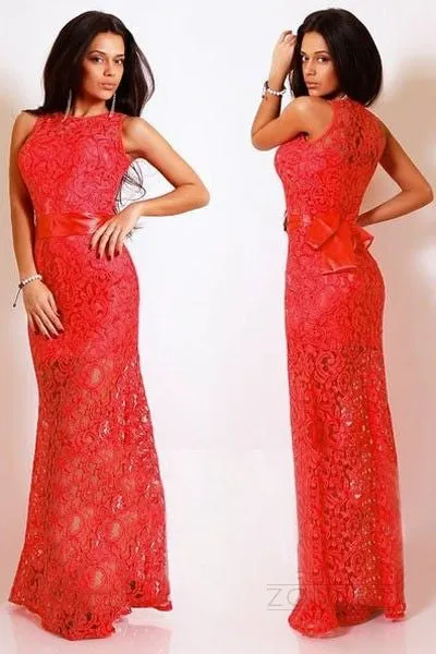 Women's Maxi Dress With Lace