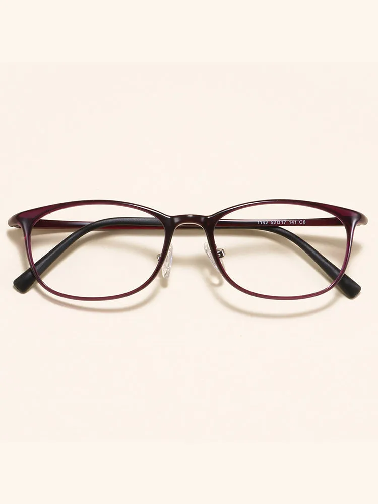 Women'S Rectangle Metal Fashion Frames