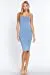 Women's Strapless Bodycon Sexy Stretchy Tube Midi Dress