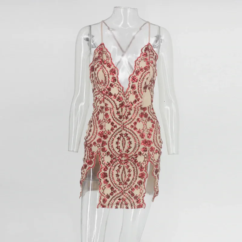 Women's Summer Polyester A-Line Sheath V-Neck Dress