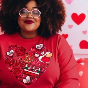 XOXO Love Kisses Be Mine  Long Sleeve T-Shirt